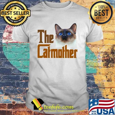 The catmother grey siamese cat shirt