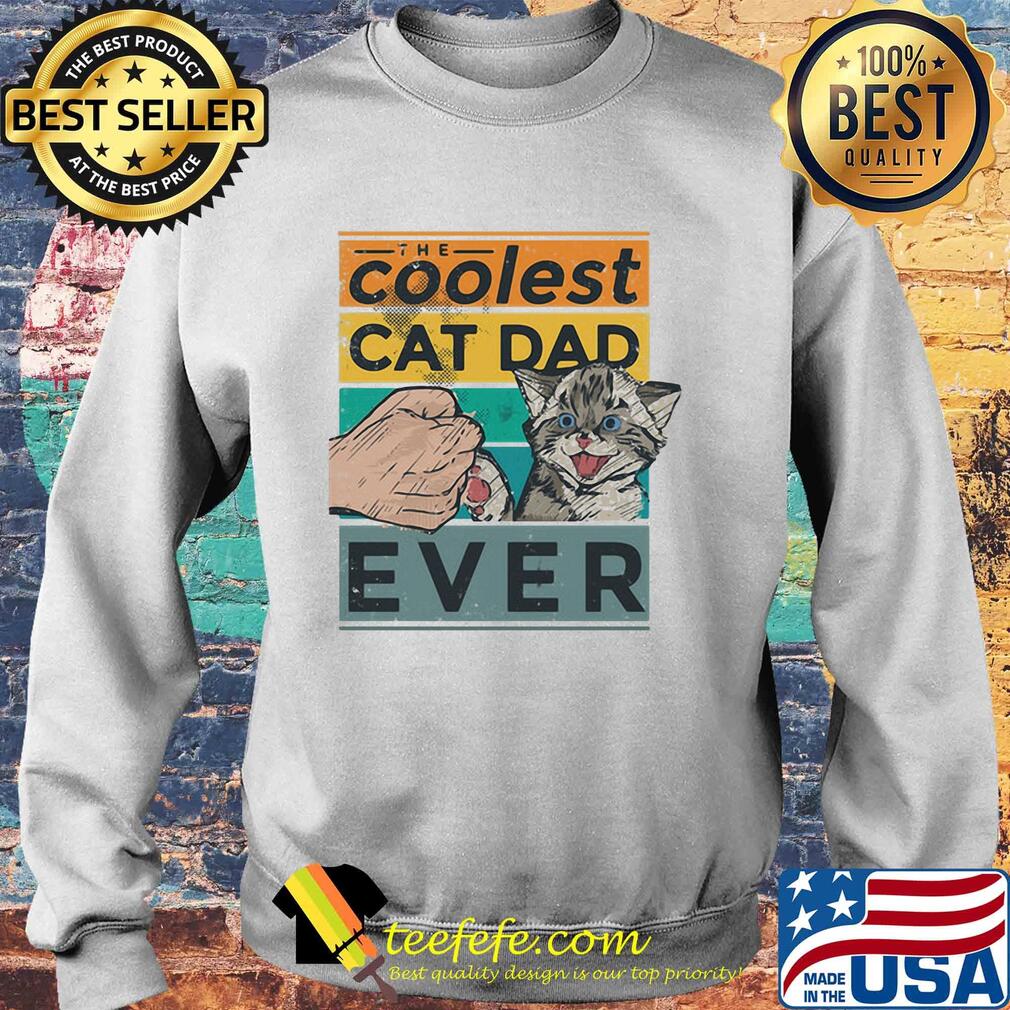 The coolest cat dad ever vintage retro s Sweater The coolest cat dad ever vintage retro s Sweater