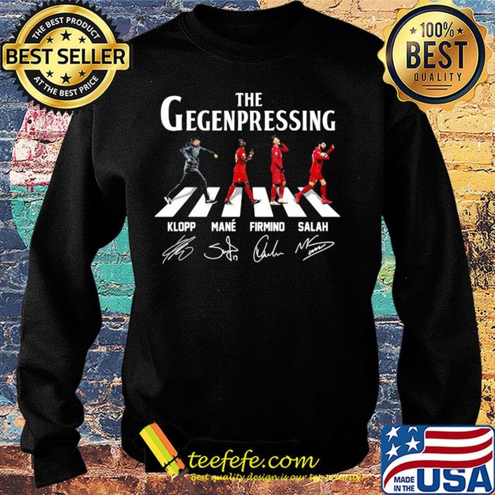 The gegenpressing abbey road klopp mane firmino salah signatures s Sweater The gegenpressing abbey road klopp mane firmino salah signatures s Sweater