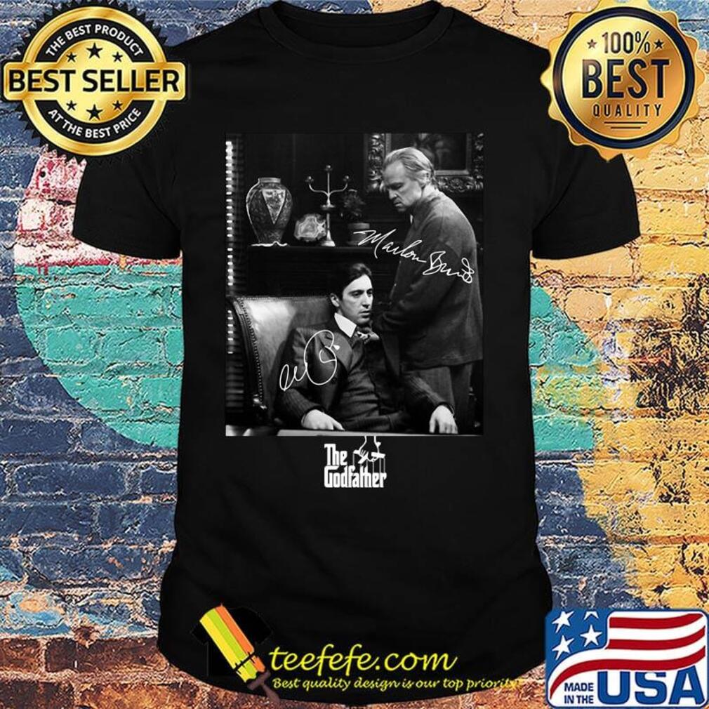 The godfather vito corleone michael corleone signatures shirt