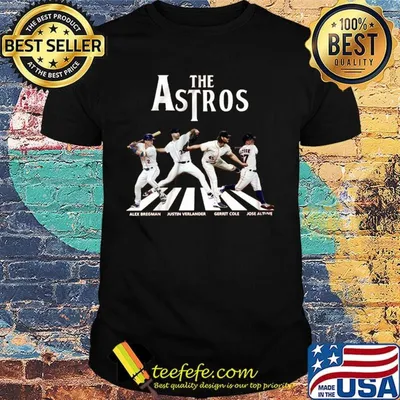 The houston astros baseball team abbey road shirt