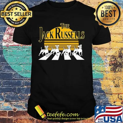 The jack russells labrador abbey road vintage shirt