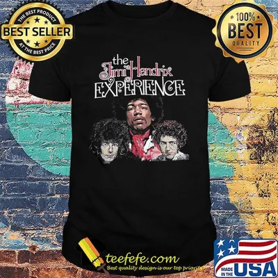 The jimi hendrix experience vintage 80's art shirt