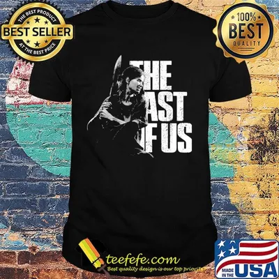 The last of us the woman holds the knife shirt