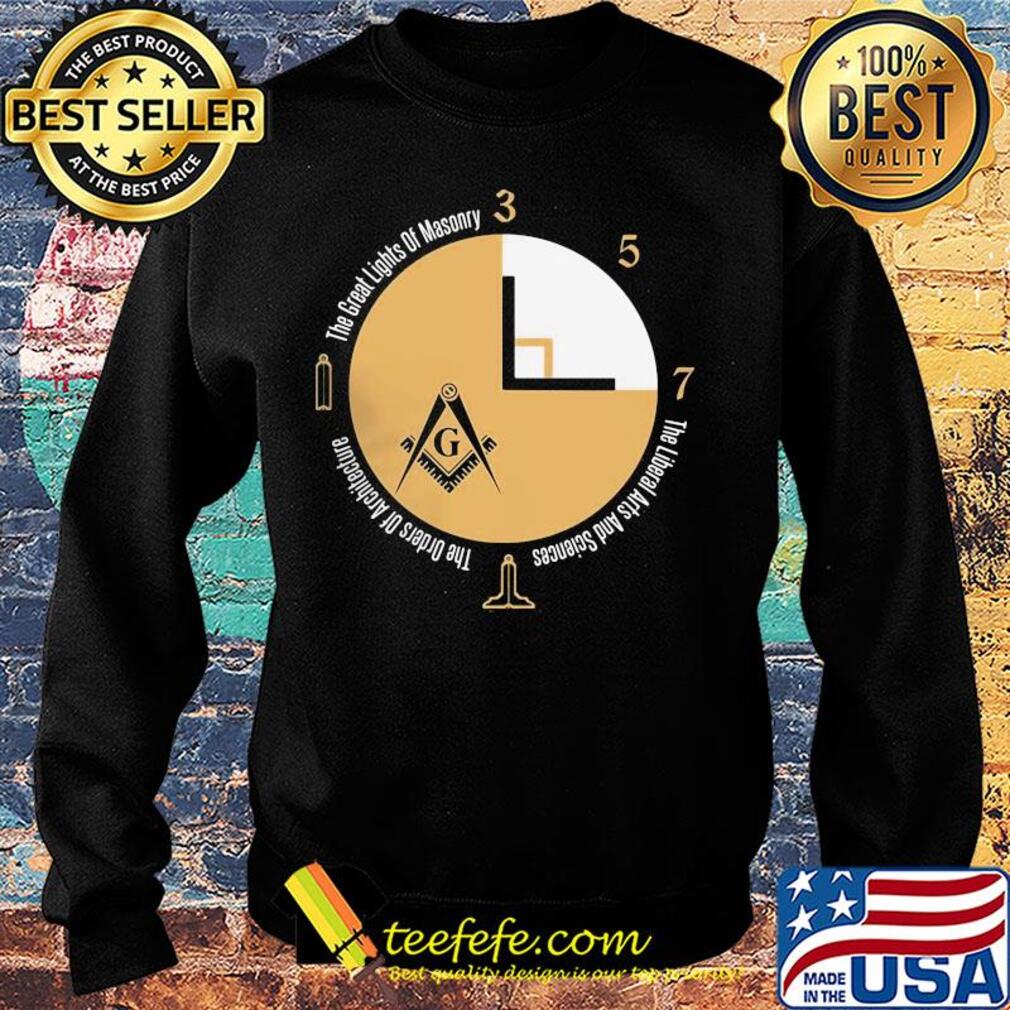 The liberal arts and sciences the orders of architecture the great lights of masonry masonic compass and square s Sweater The liberal arts and sciences the orders of architecture the great lights of masonry masonic compass and square s Sweater