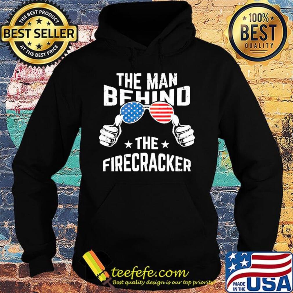 The man be hind the firecracker American flag glasses s Hoodie The man be hind the firecracker American flag glasses s Hoodie