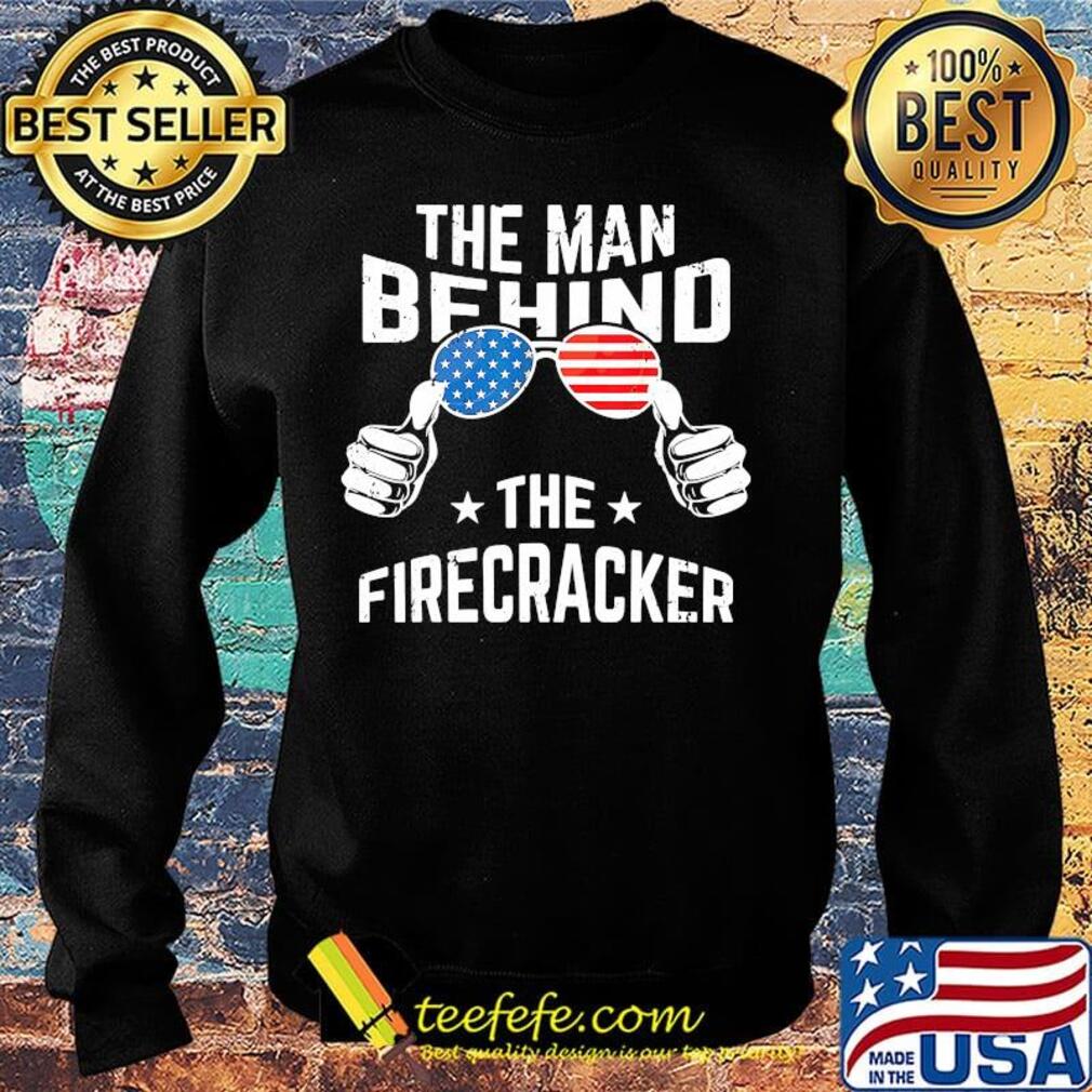 The man be hind the firecracker American flag glasses s Sweater The man be hind the firecracker American flag glasses s Sweater