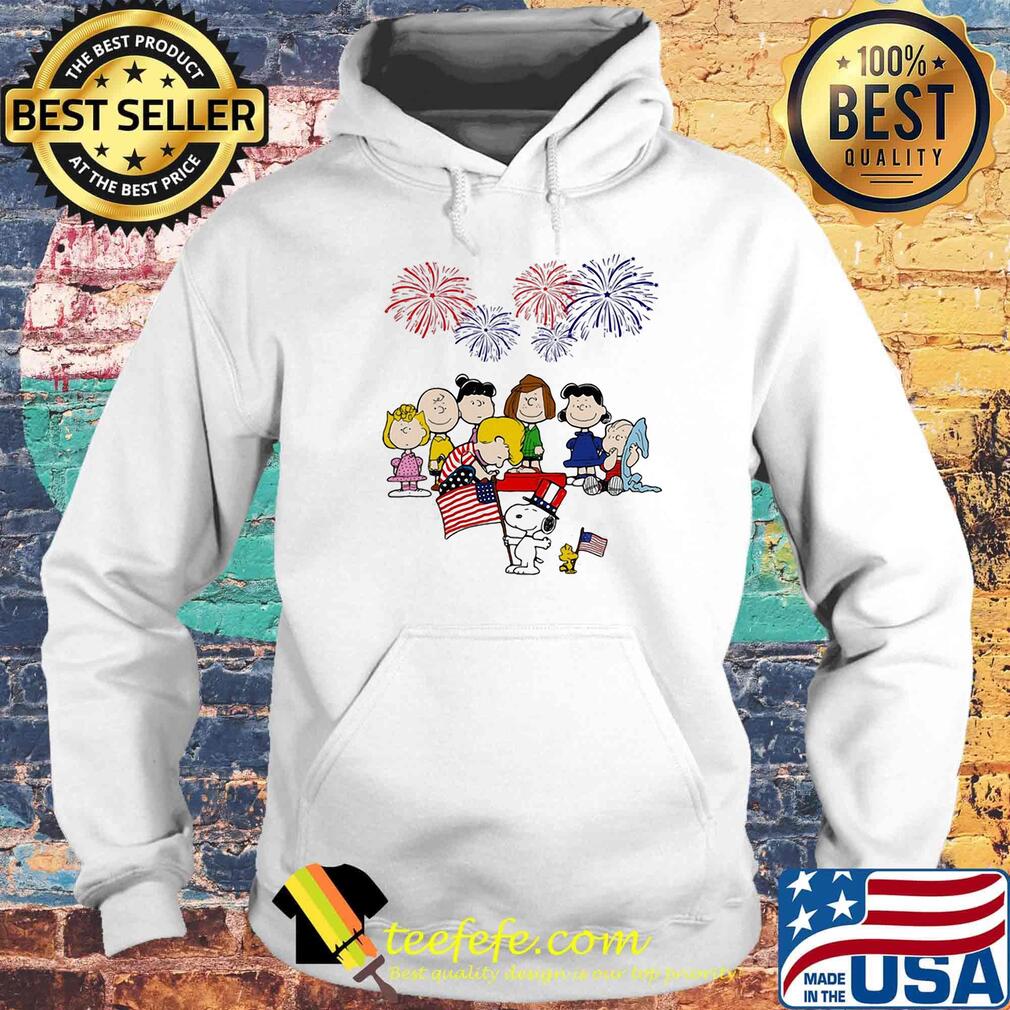 The peanuts american flag firework happy 4th of july independence day s Hoodie The peanuts american flag firework happy 4th of july independence day s Hoodie