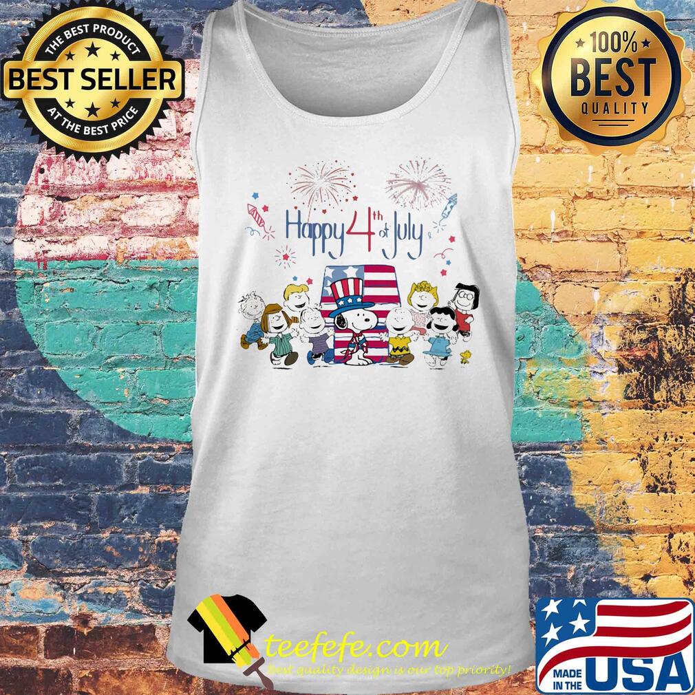 The peanuts happy 4th of july independence day american flag firework s Tank top The peanuts happy 4th of july independence day american flag firework s Tank top