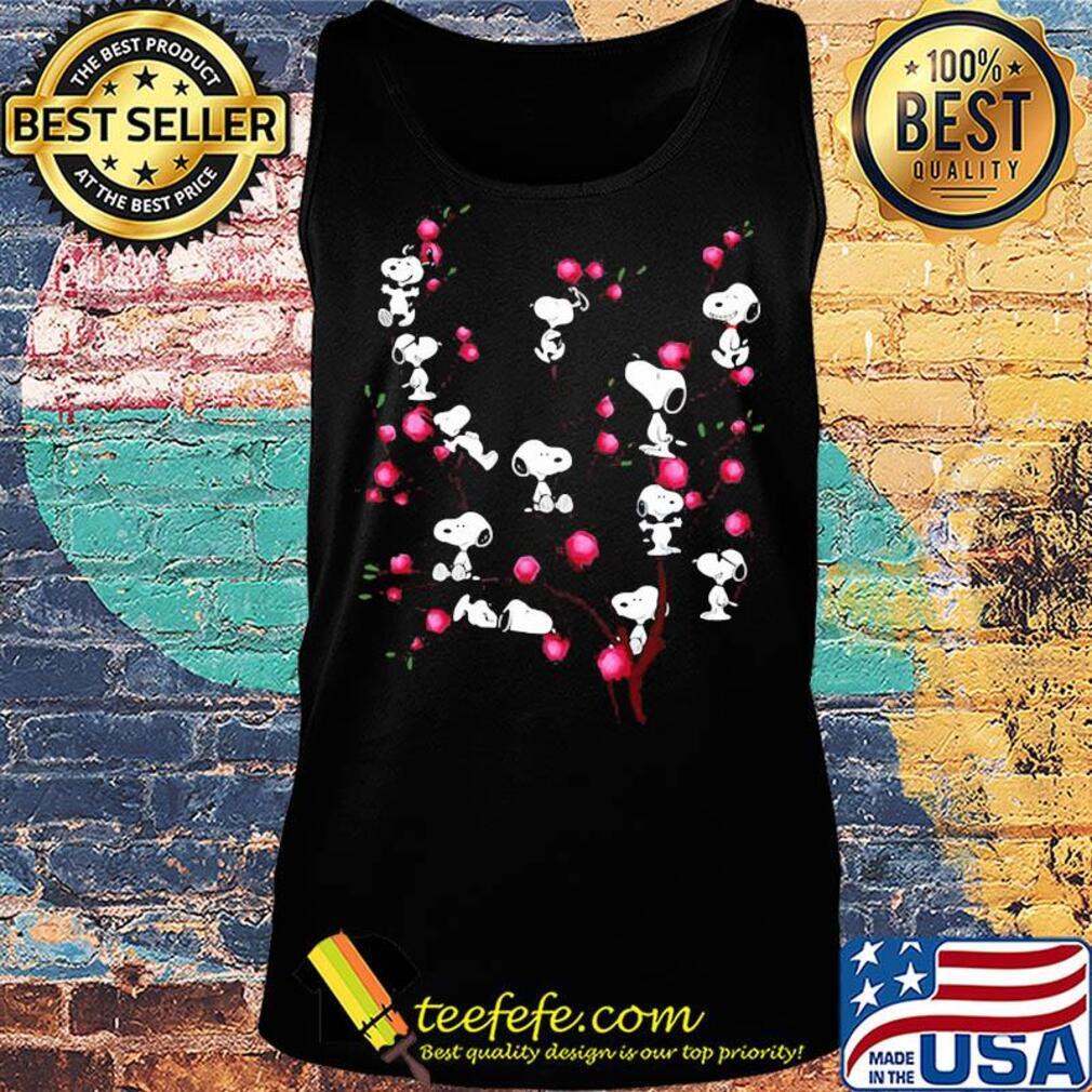 The peanuts snoopy and flowers s Tank top The peanuts snoopy and flowers s Tank top