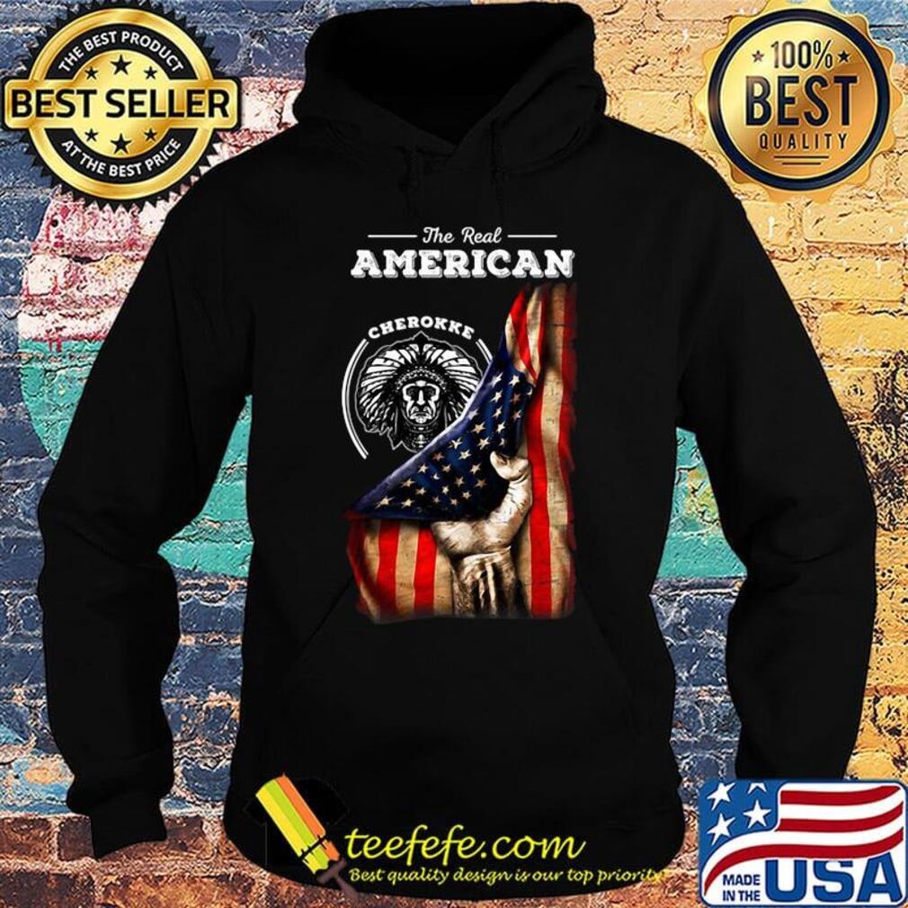 The real american cherokee blood flag independence day s Hoodie The real american cherokee blood flag independence day s Hoodie