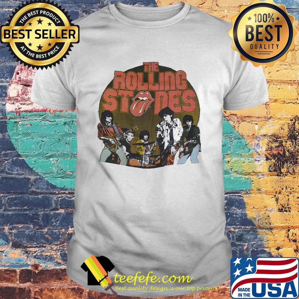 The rolling stones retro 70's vibe vintage shirt