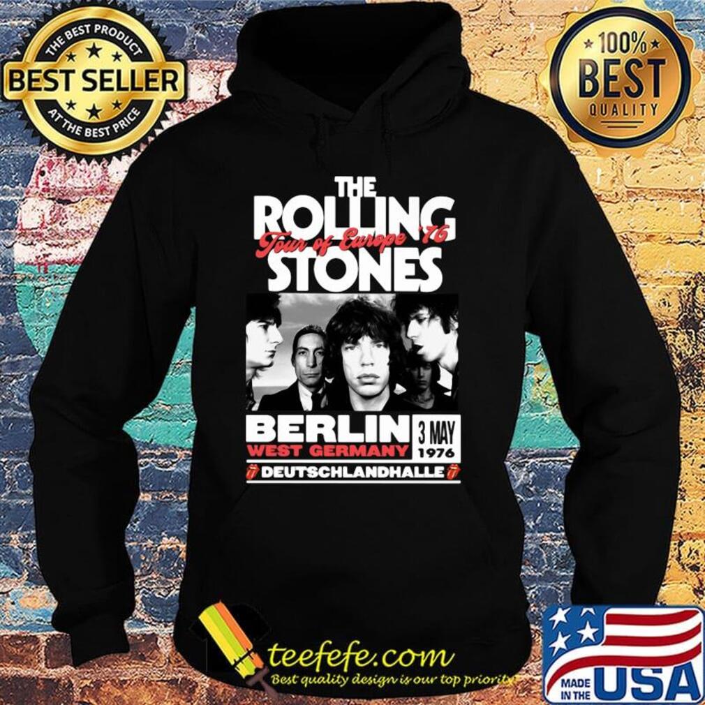 The rolling stones tour of europe 76 berlin west germany deutschlandhalle s Hoodie The rolling stones tour of europe 76 berlin west germany deutschlandhalle s Hoodie