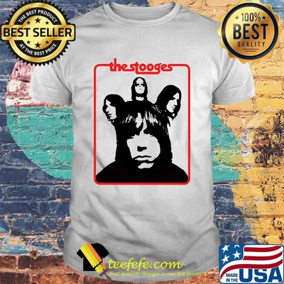 The stooges iggy pop rock band shirt