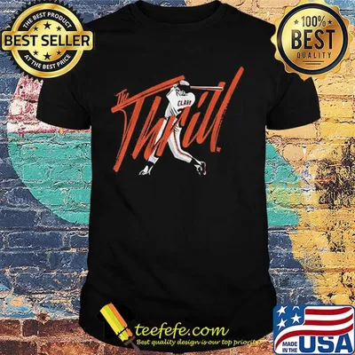 The thrill san francisco giants baseball will clark shirt
