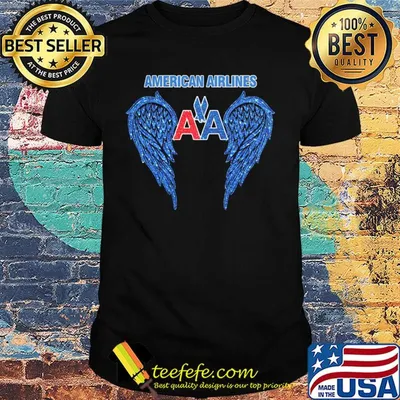 The wings american airlines logo diamond shirt