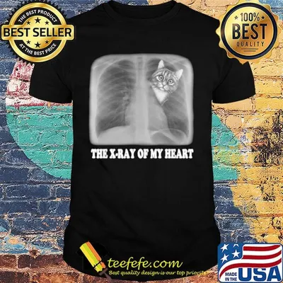The Xray Of My Heart Cat Shirt