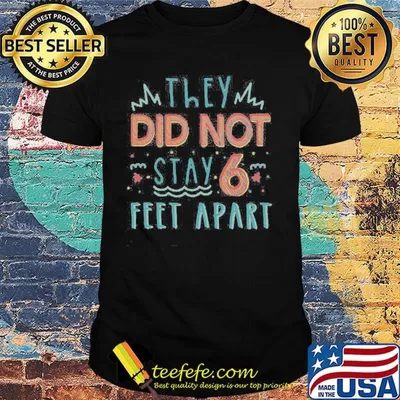 They Did Not Stay 6 Feet Apart Shirt