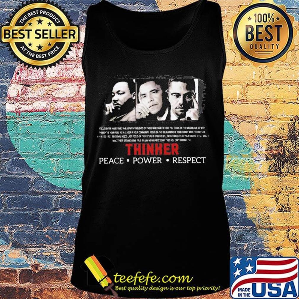 Thinker peace power respect s Tank top Thinker peace power respect s Tank top