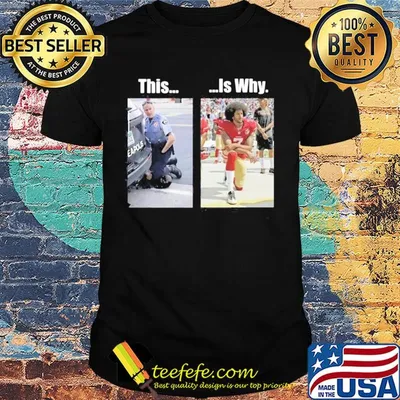 This is why police officer eric reid colin kaepernick shirt