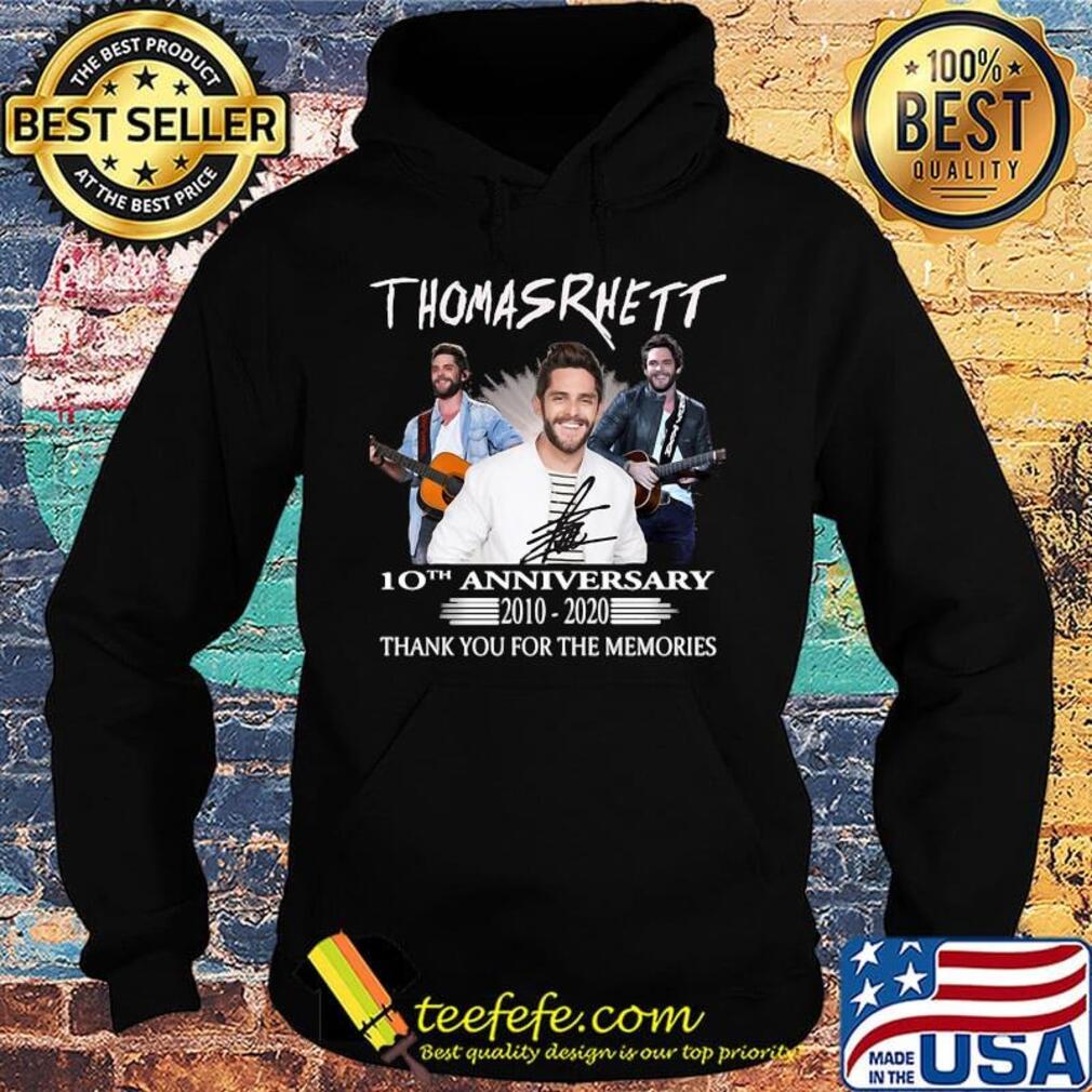 Thomas rhett 10th anniversary 2010 2020 thank you for the memories guitar s Hoodie Thomas rhett 10th anniversary 2010 2020 thank you for the memories guitar s Hoodie