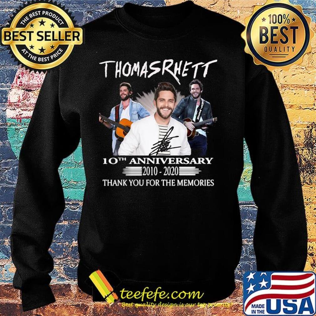 Thomas rhett 10th anniversary 2010 2020 thank you for the memories guitar s Sweater Thomas rhett 10th anniversary 2010 2020 thank you for the memories guitar s Sweater