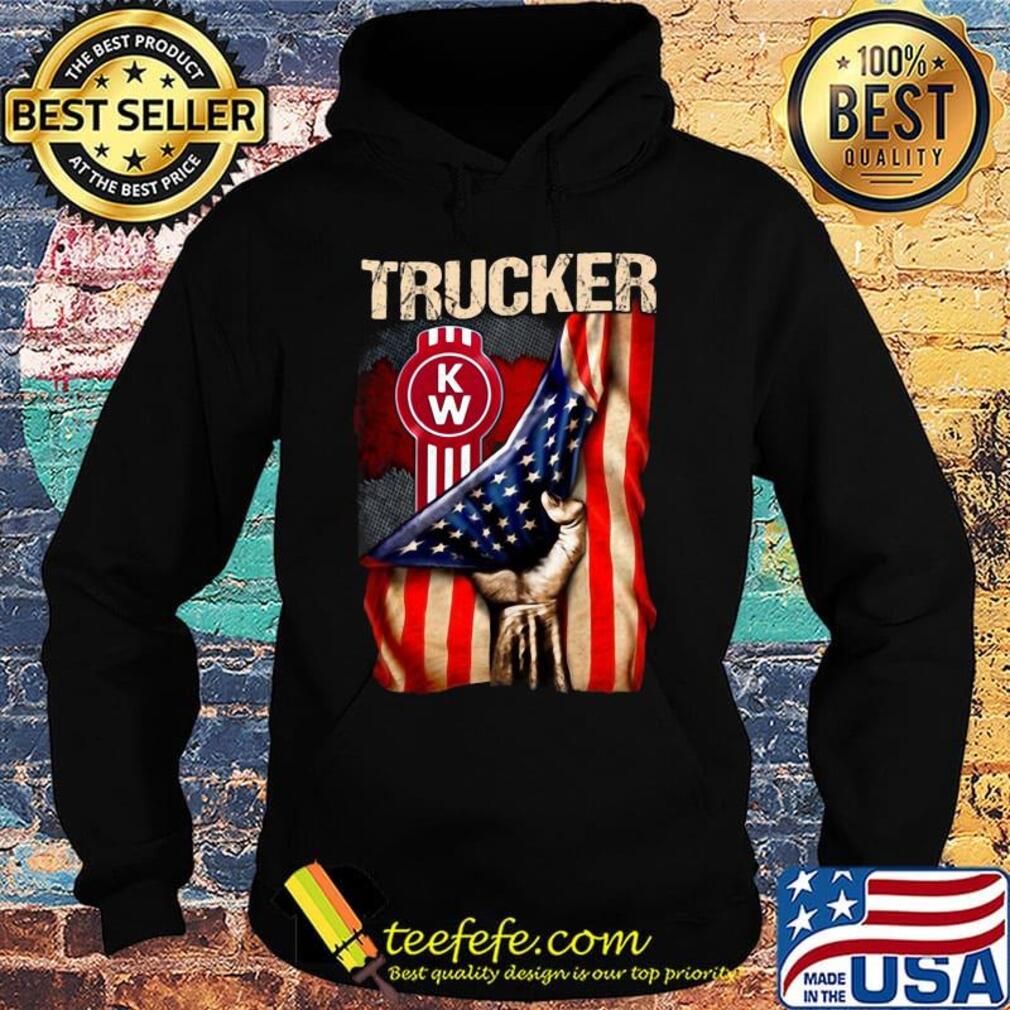 Trucker KW American flag s Hoodie Trucker KW American flag s Hoodie