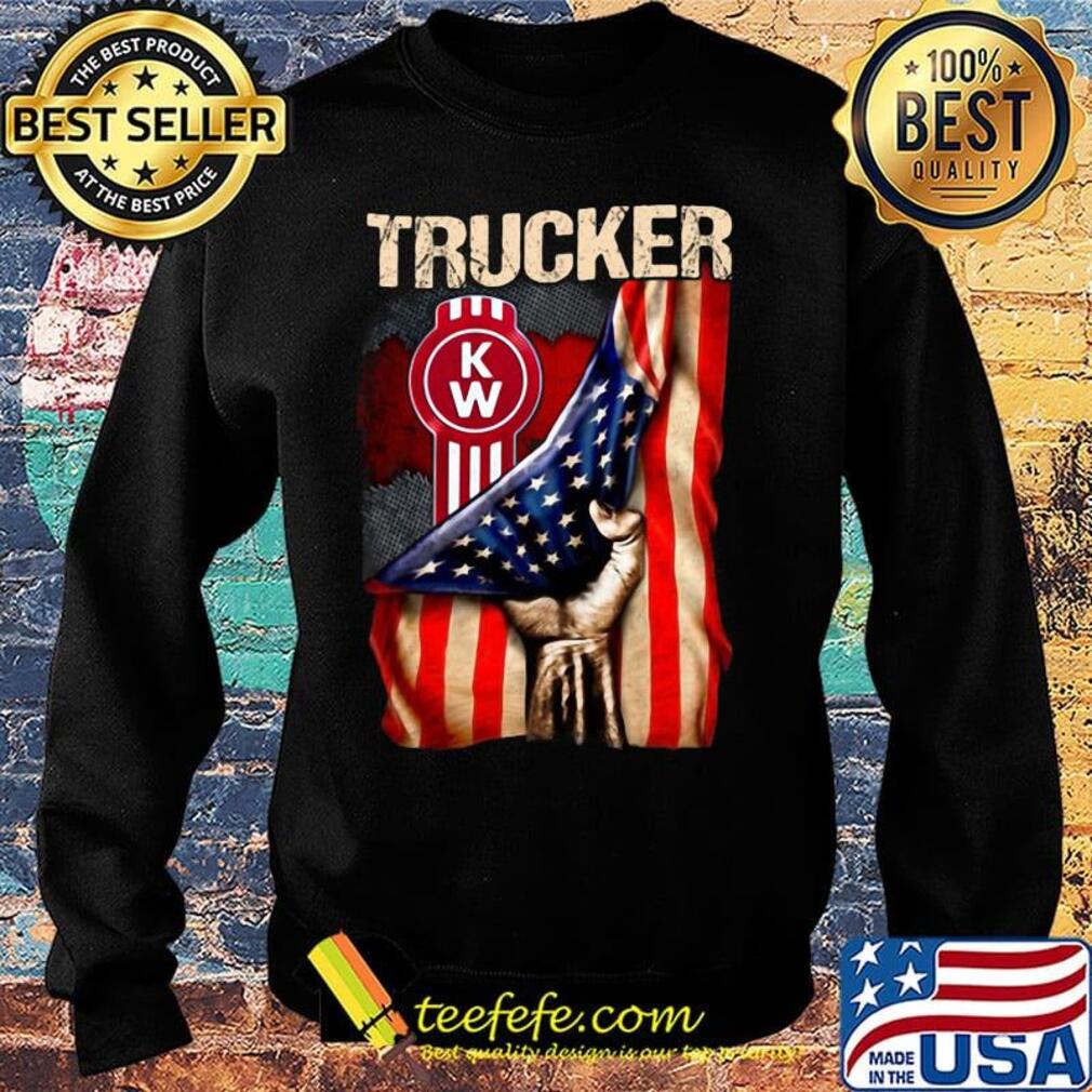 Trucker KW American flag s Sweater Trucker KW American flag s Sweater