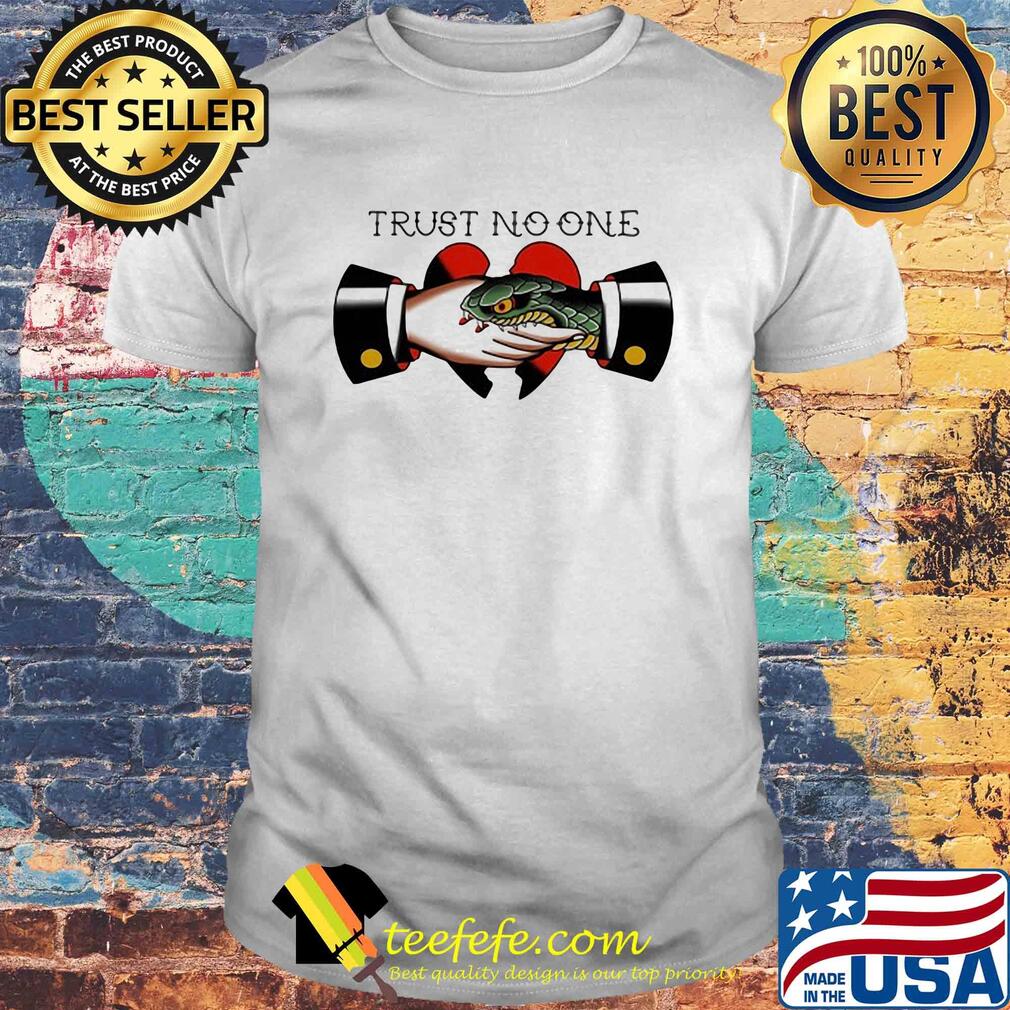 Trust no one heart shirt Trust no one heart shirt