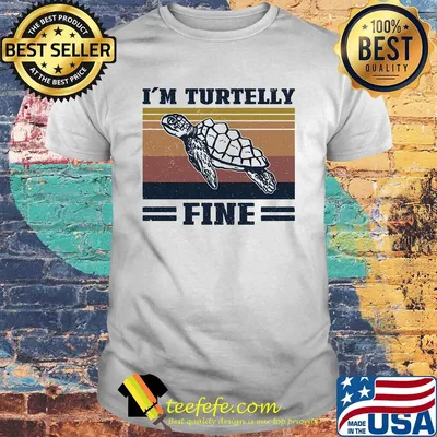 Turtle i turtelly fine vintage shirt