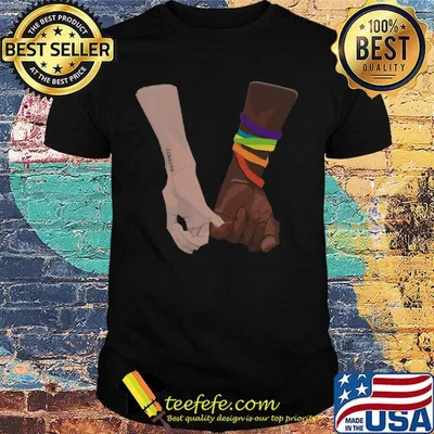 Two Hand Black Lives Matter Color Shirt