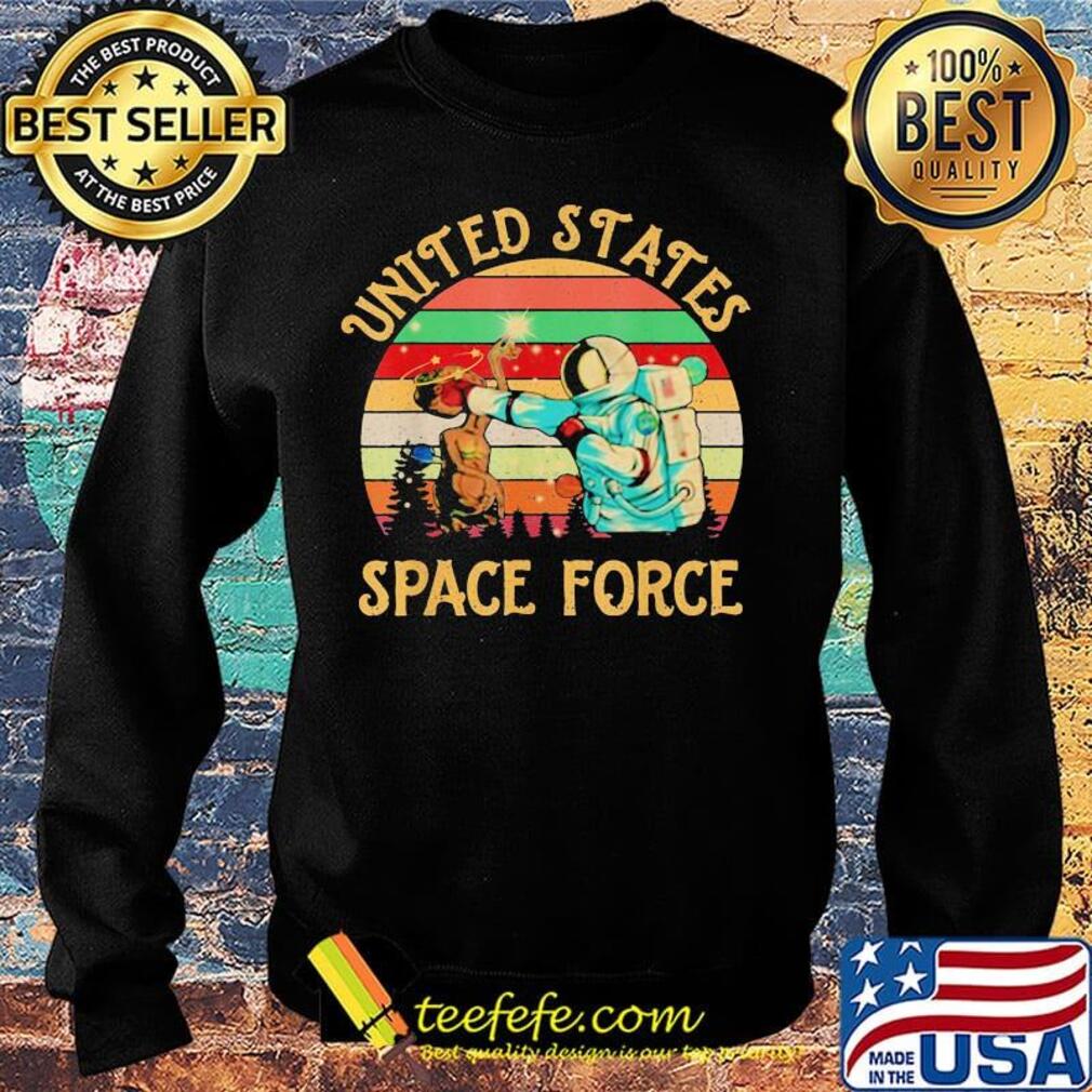 UFO boxing alien united states space force vintage retro s Sweater UFO boxing alien united states space force vintage retro s Sweater