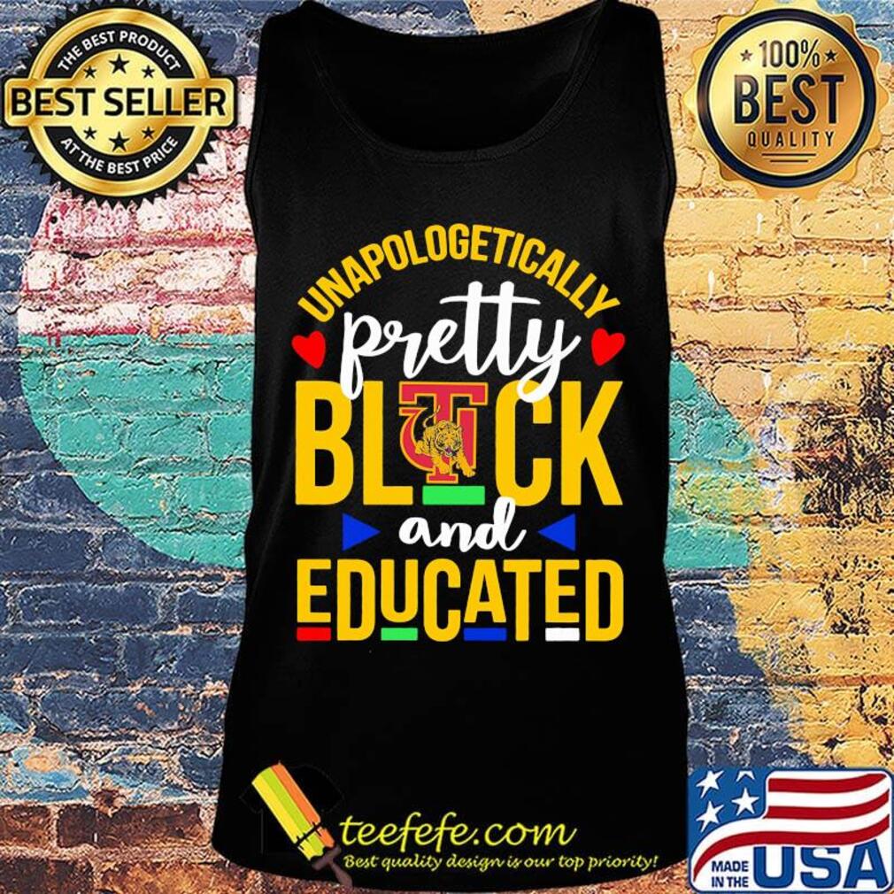 Unapologetically pretty black and educated tuskegee university heart styles 90's s Tank top Unapologetically pretty black and educated tuskegee university heart styles 90's s Tank top