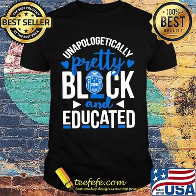 Unapologetically pretty black and educated zeta phi beta heart styles 90's shirt