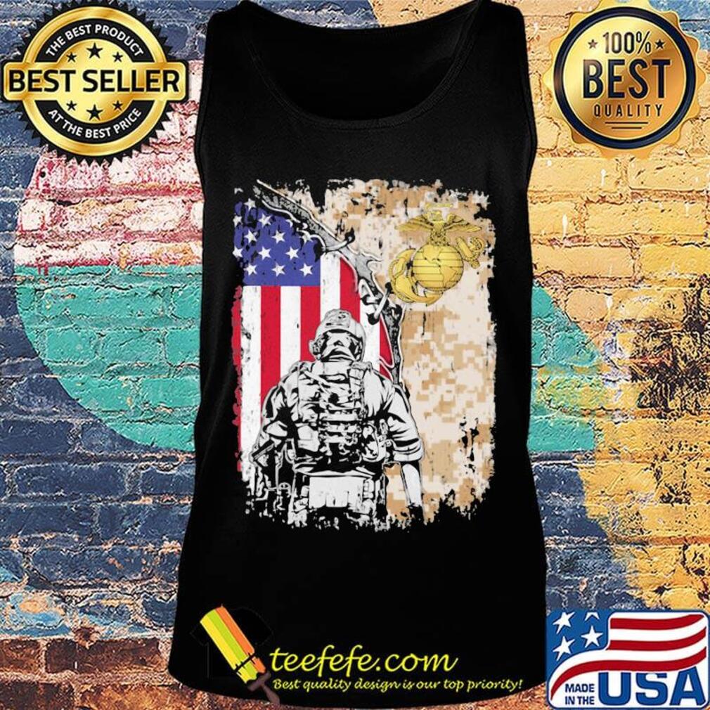 United State Marine Corps American flag veteran Independence day s Tank top United State Marine Corps American flag veteran Independence day s Tank top