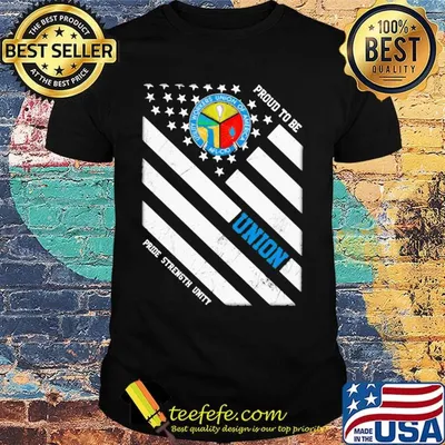 Utility workers union of america proud to be union pride strength unity american flag independence day shirt