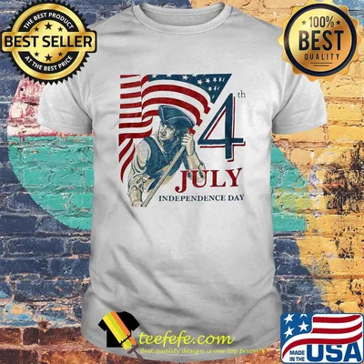Vintage fourth 4th july independence day american flag shirt