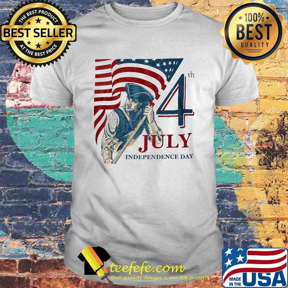 Vintage fourth 4th july independence day american flag shirt