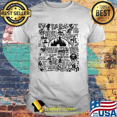 Walt disney characters movies shirt