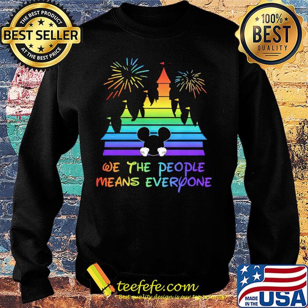 Walt disney mickey mouse we the people means everyone firework s Sweater Walt disney mickey mouse we the people means everyone firework s Sweater