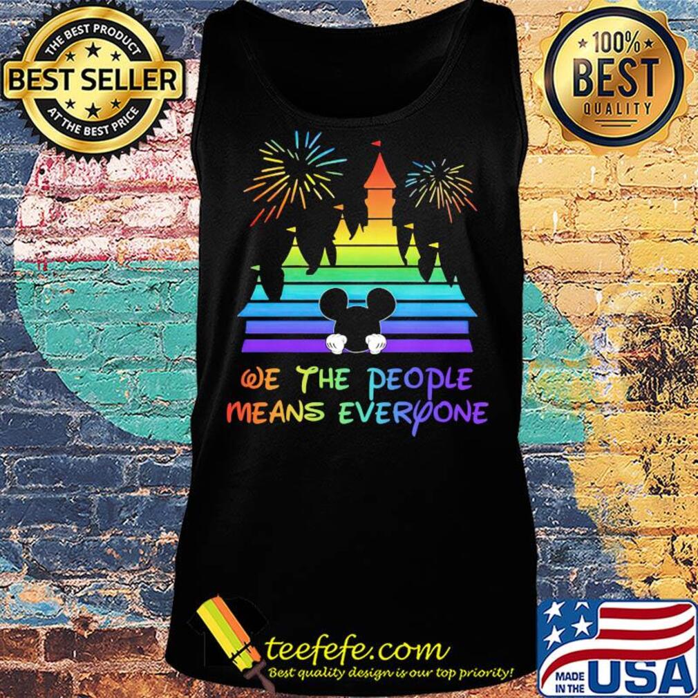 Walt disney mickey mouse we the people means everyone firework s Tank top Walt disney mickey mouse we the people means everyone firework s Tank top