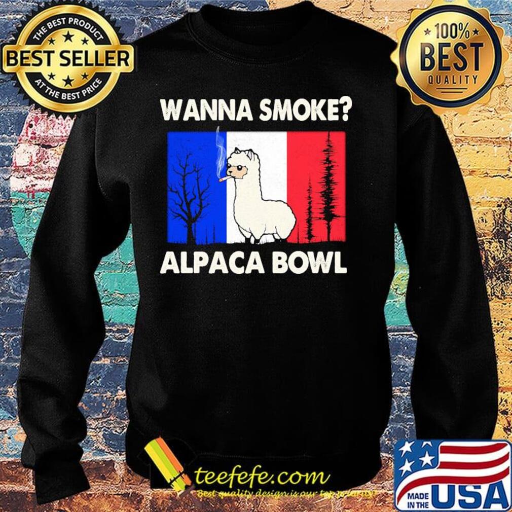 Wanna smoke alpaca bowl shirt (2) Sweater Wanna smoke alpaca bowl shirt (2) Sweater