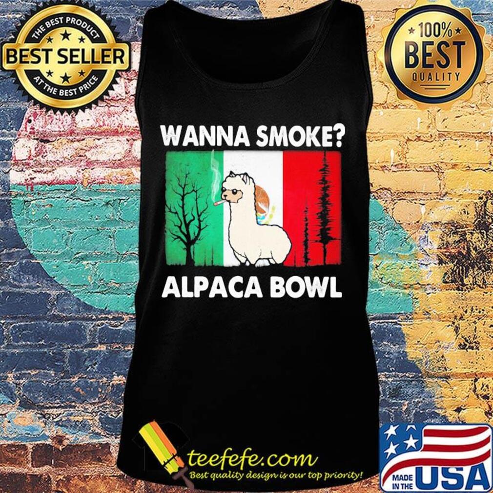 Wanna smoke alpaca bowl s Tank top Wanna smoke alpaca bowl s Tank top
