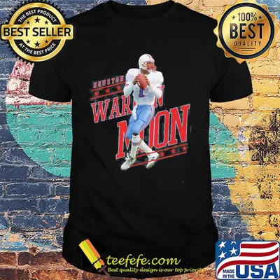 Warren no.1 houston football moon shirt
