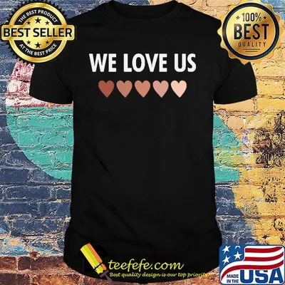 We love US heart shirt