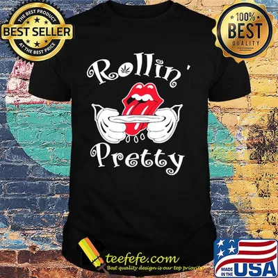 Weed the rolling stones pretty shirt