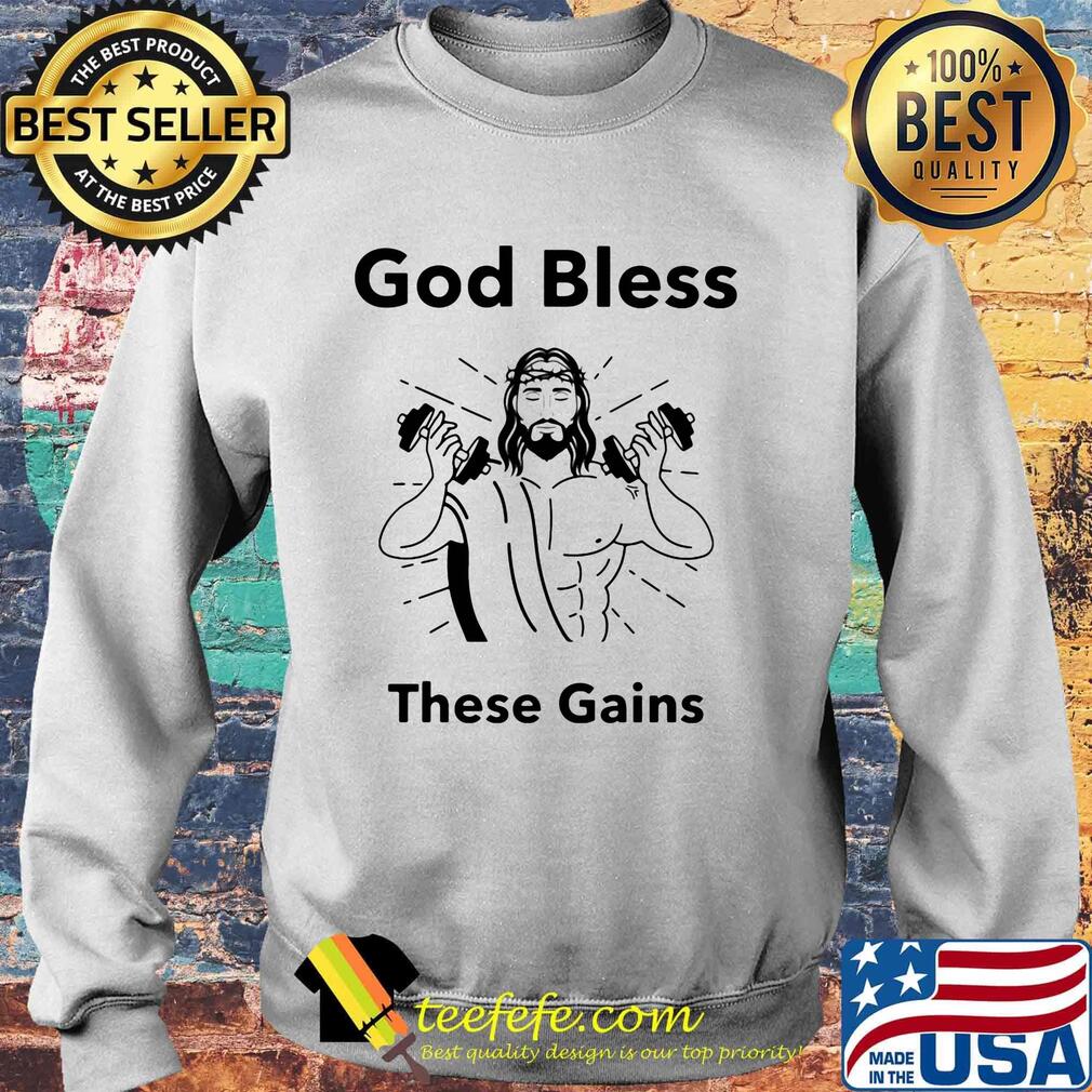 Weightlifting god bless these gains s Sweater Weightlifting god bless these gains s Sweater