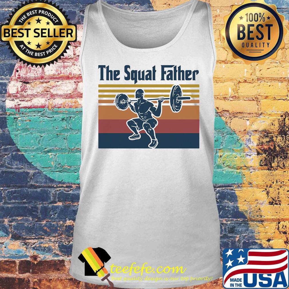 Weightlifting the squat father vintage retro s Tank top Weightlifting the squat father vintage retro s Tank top