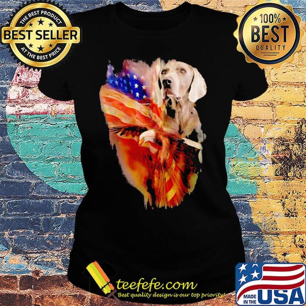 Weimaraner American Wings Independence Day Shirt Ladies tee Weimaraner American Wings Independence Day Shirt Ladies tee