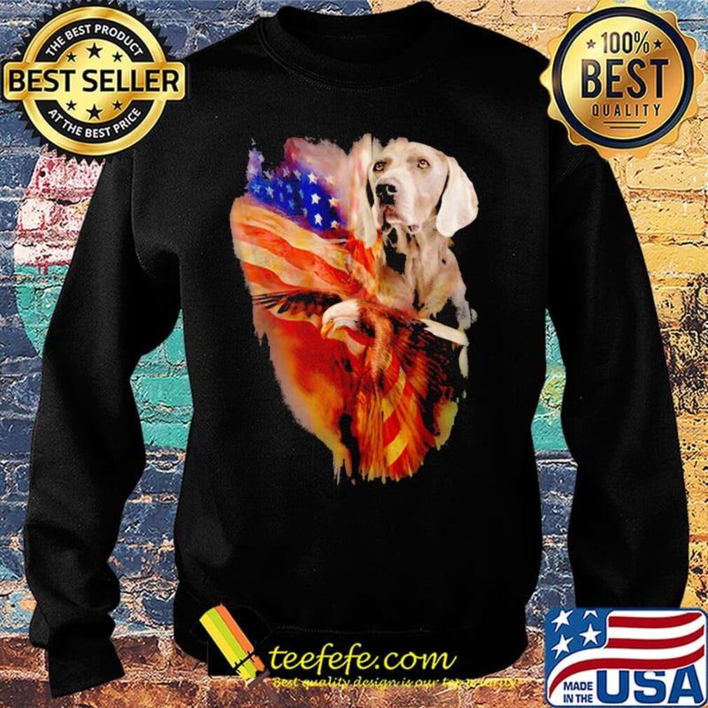 Weimaraner American Wings Independence Day Shirt Sweater Weimaraner American Wings Independence Day Shirt Sweater